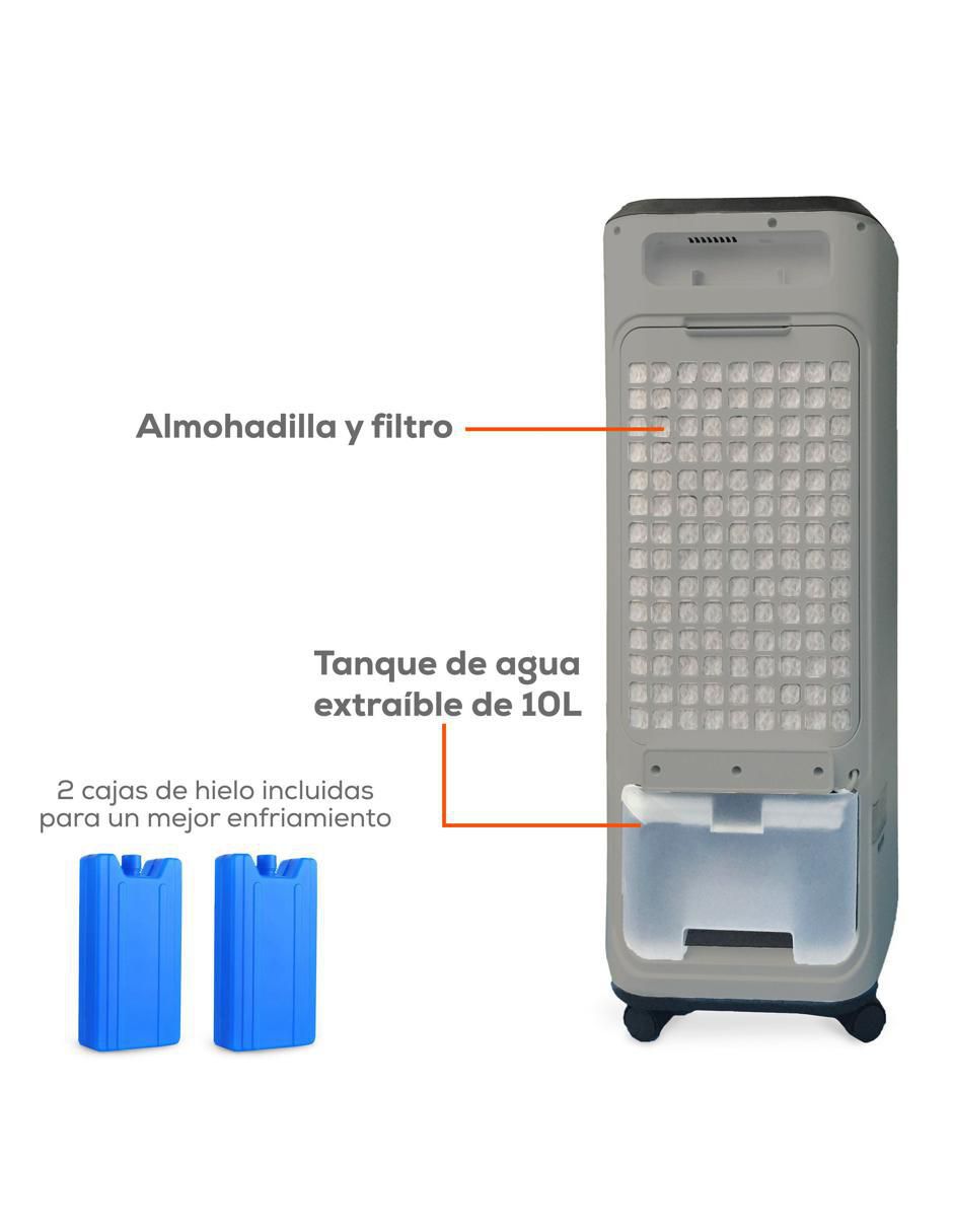 Enfriador evaporativo frío 10 l EER-200W-10L 110 V 3