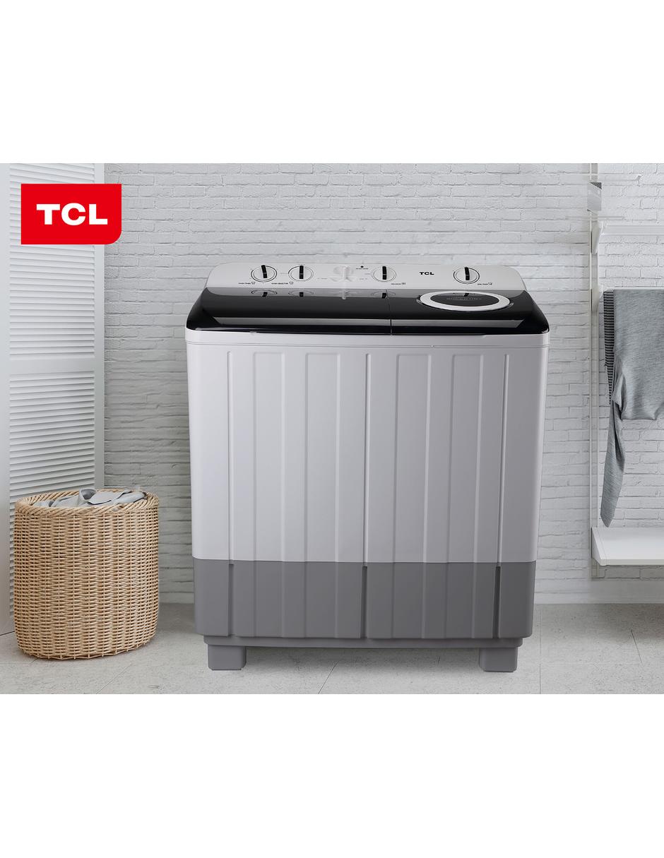 Lavadora doble tina 20 kg semiautomática carga superior twt20s 2