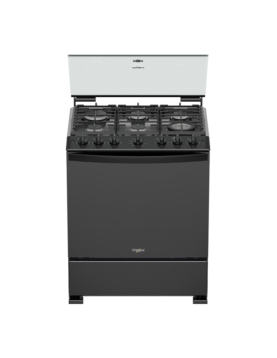 Estufa de piso a Gas LP 76.2 cm WFR7000B de 6 quemadores