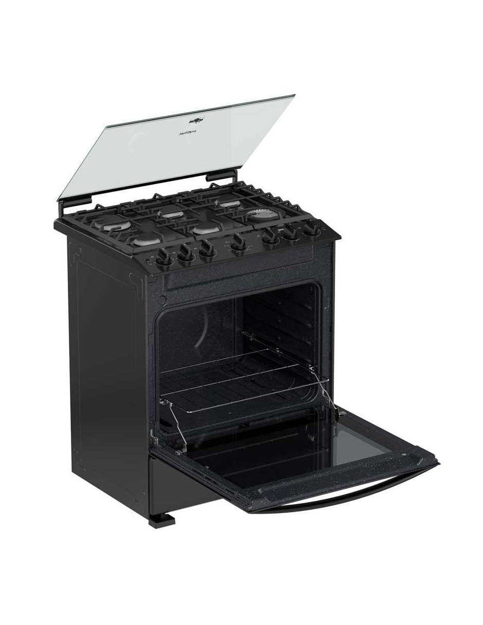 Estufa de piso a Gas LP 76.2 cm WFR7000B de 6 quemadores 7
