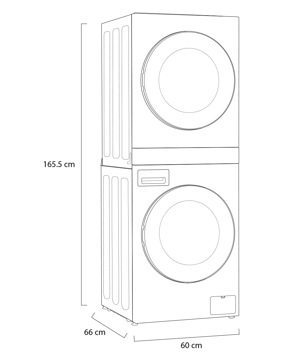 Combo Lavadora Gas/Eléctrico 14 kg WK14BS6 9