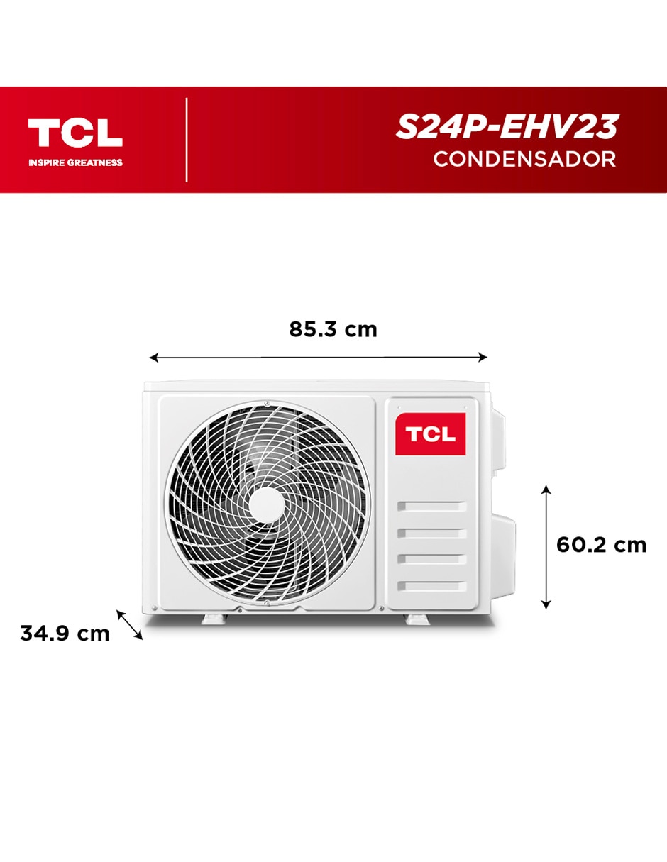 Aire acondicionado mini split inverter Inverter Elite frío y calor 24000 BTU S24P-EHV23 220 V 5