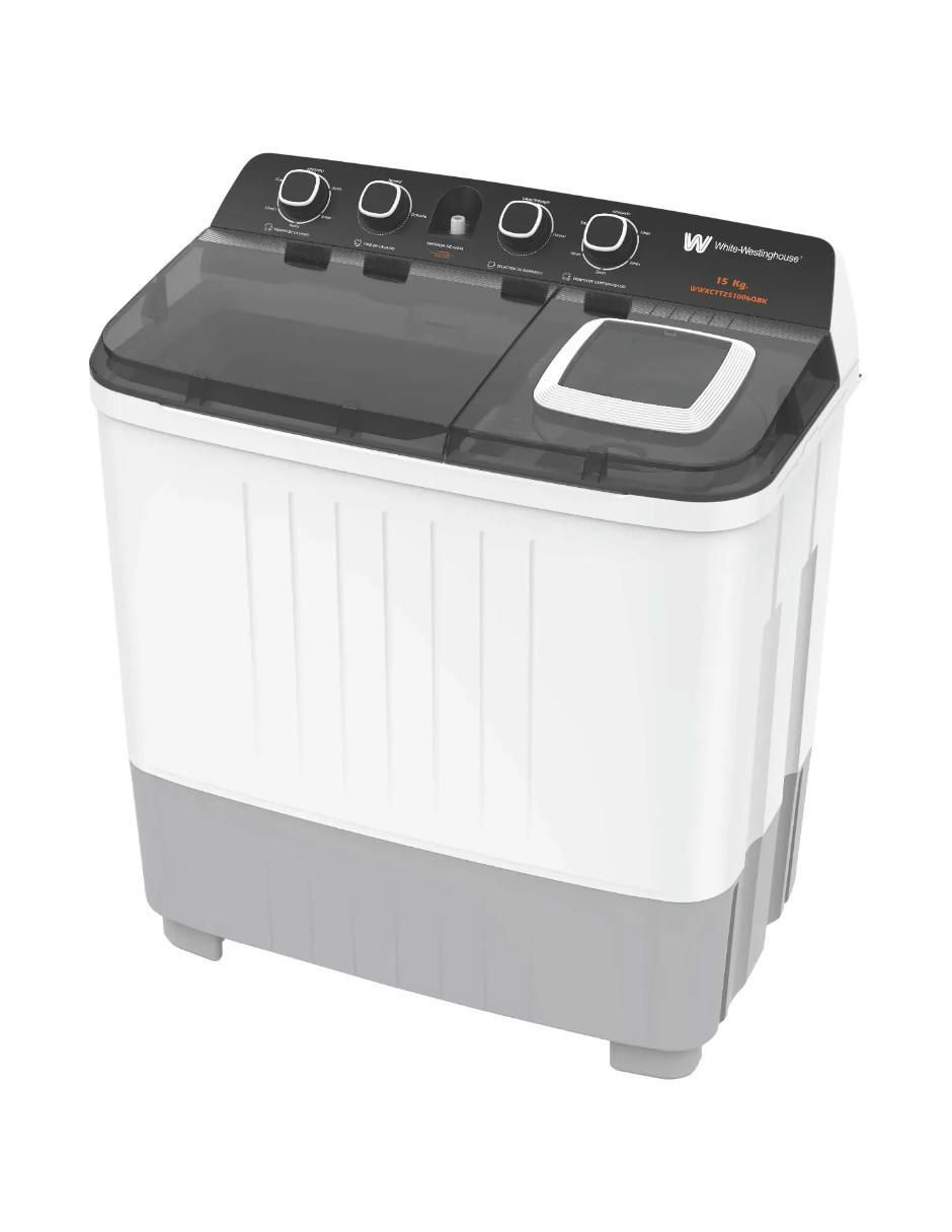 Lavadora doble tina 15 kg semiautomática carga superior wwxctt251006q