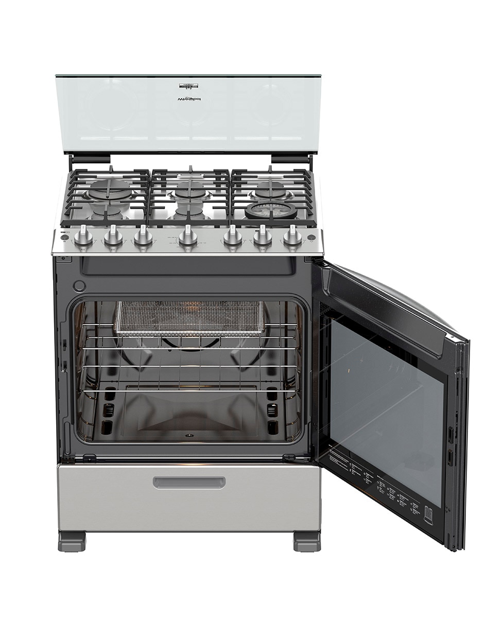 Estufa de piso a Gas LP 76 cm WFR7250S de 6 quemadores 2