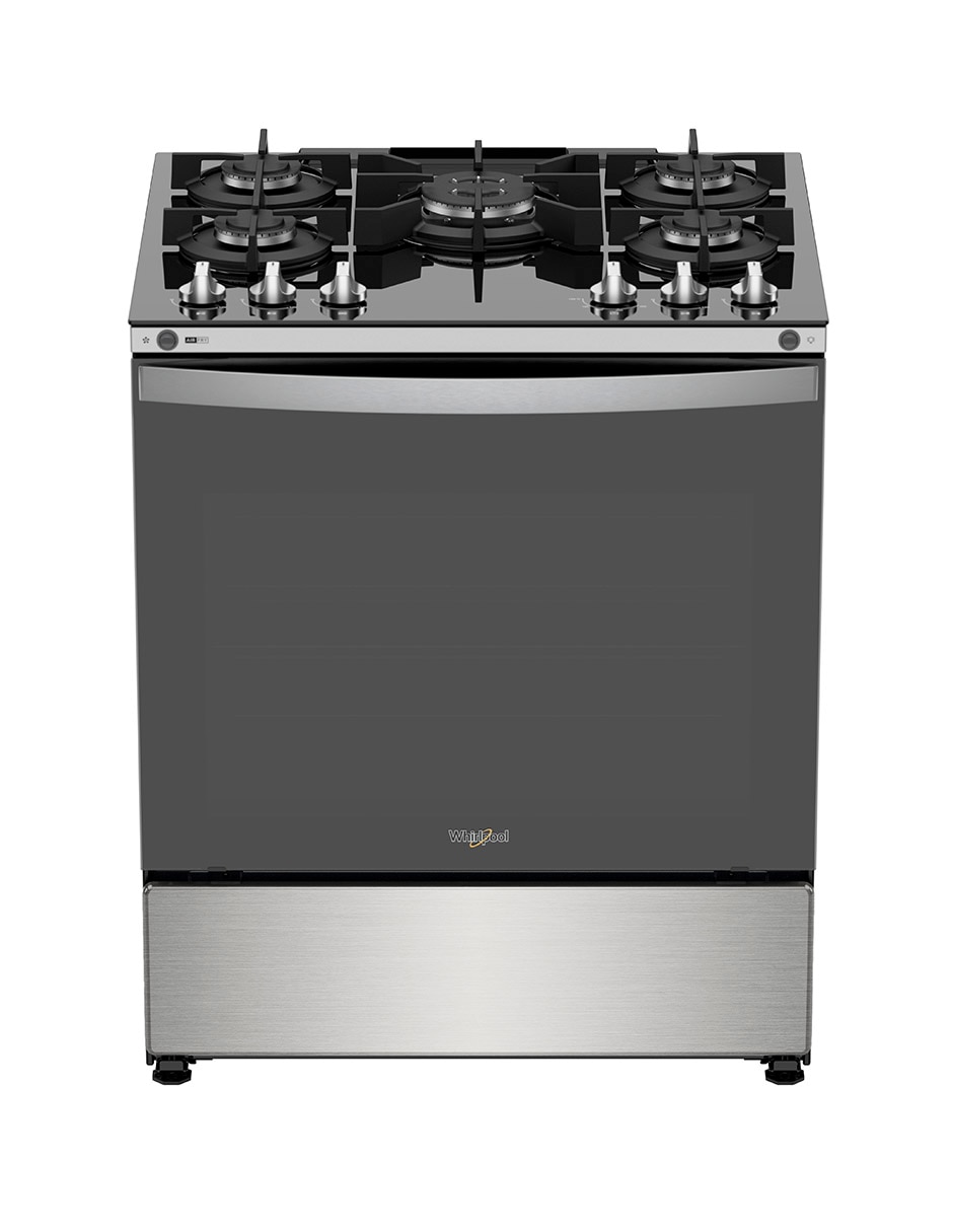 Estufa de piso a Gas LP 76 cm WFR7650S de 5 quemadores Estufa de piso a Gas LP 76 cm WFR7650S de 5 quemadores