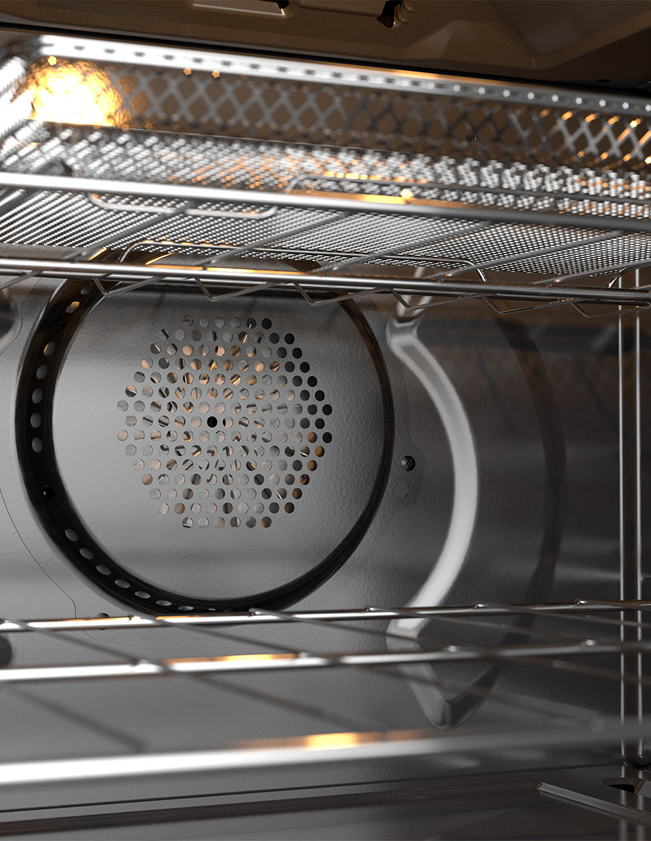 Estufa de piso a Gas LP 76 cm WFR7650S de 5 quemadores 5