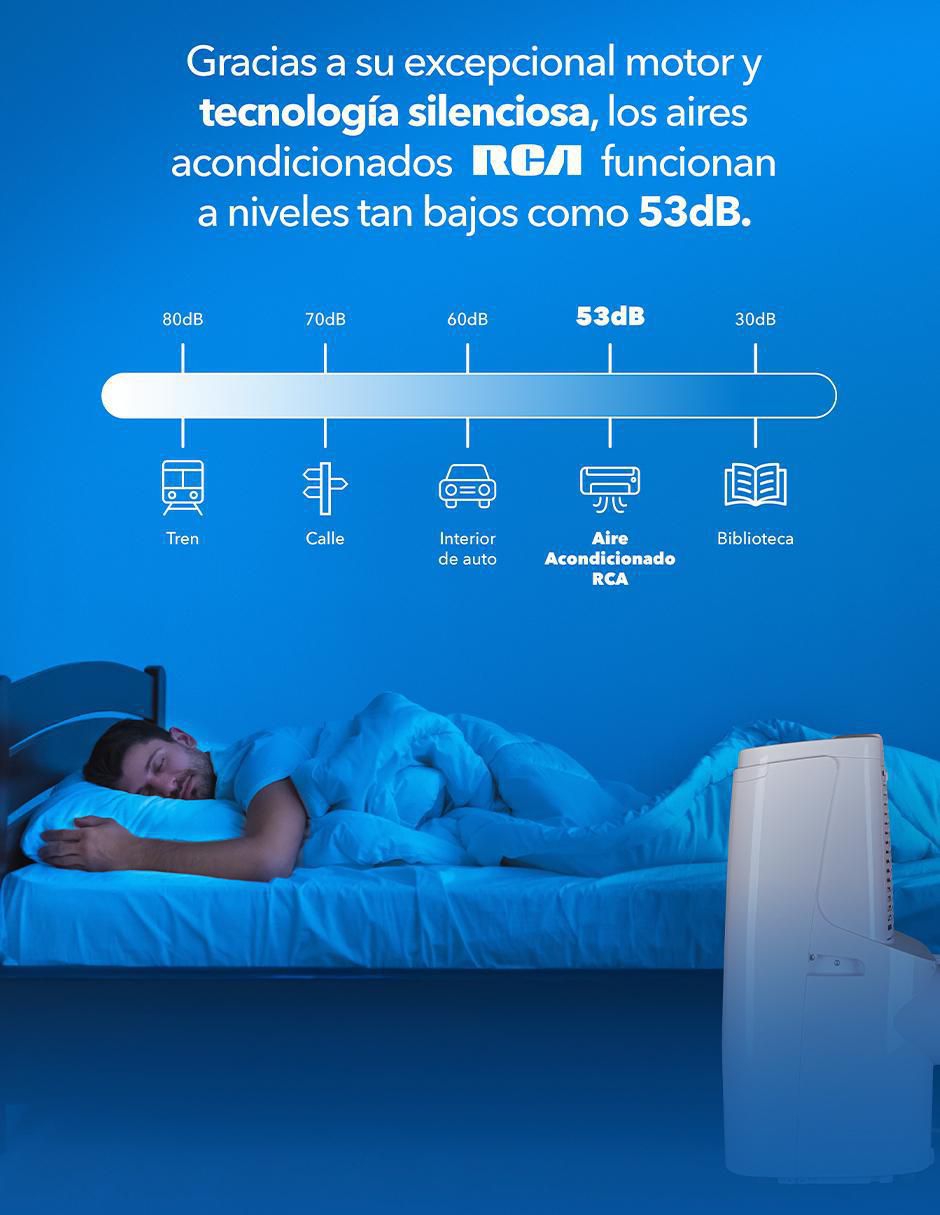 Aire acondicionado portátil Frío 12000 BTU RCAAPT12P 115 V 6