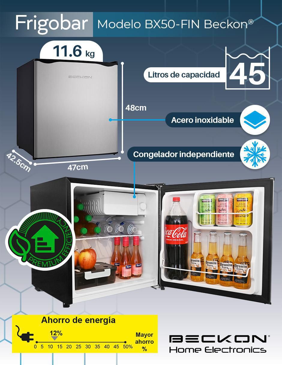 Frigobar Premium Efficiency 3.5 pies cúbicos 9