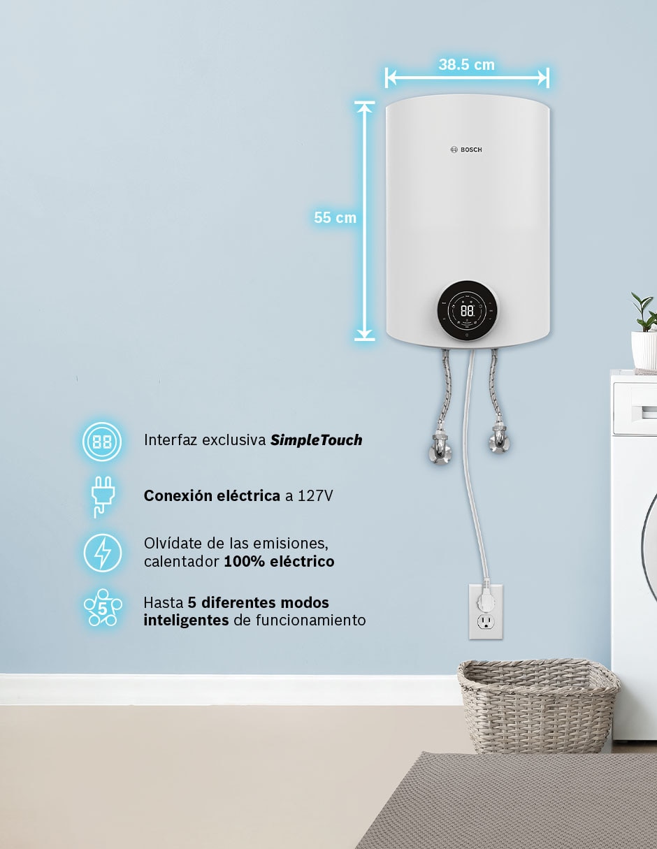 Calentador de depósito SMART TANK 35 L 120V 35 L eléctrico 8