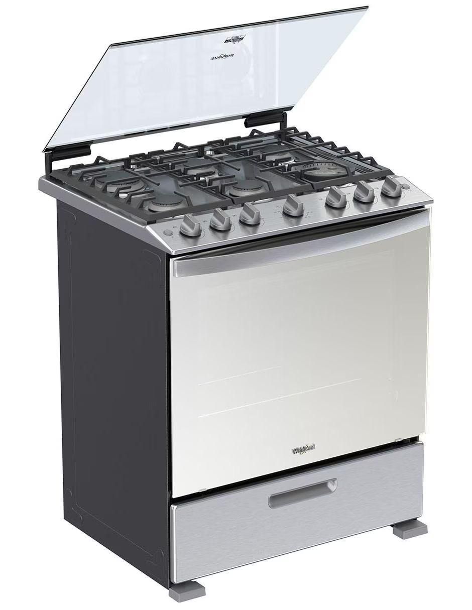 Estufa de piso a gas LP 58 cm WFR-3400S de 6 quemadores 2