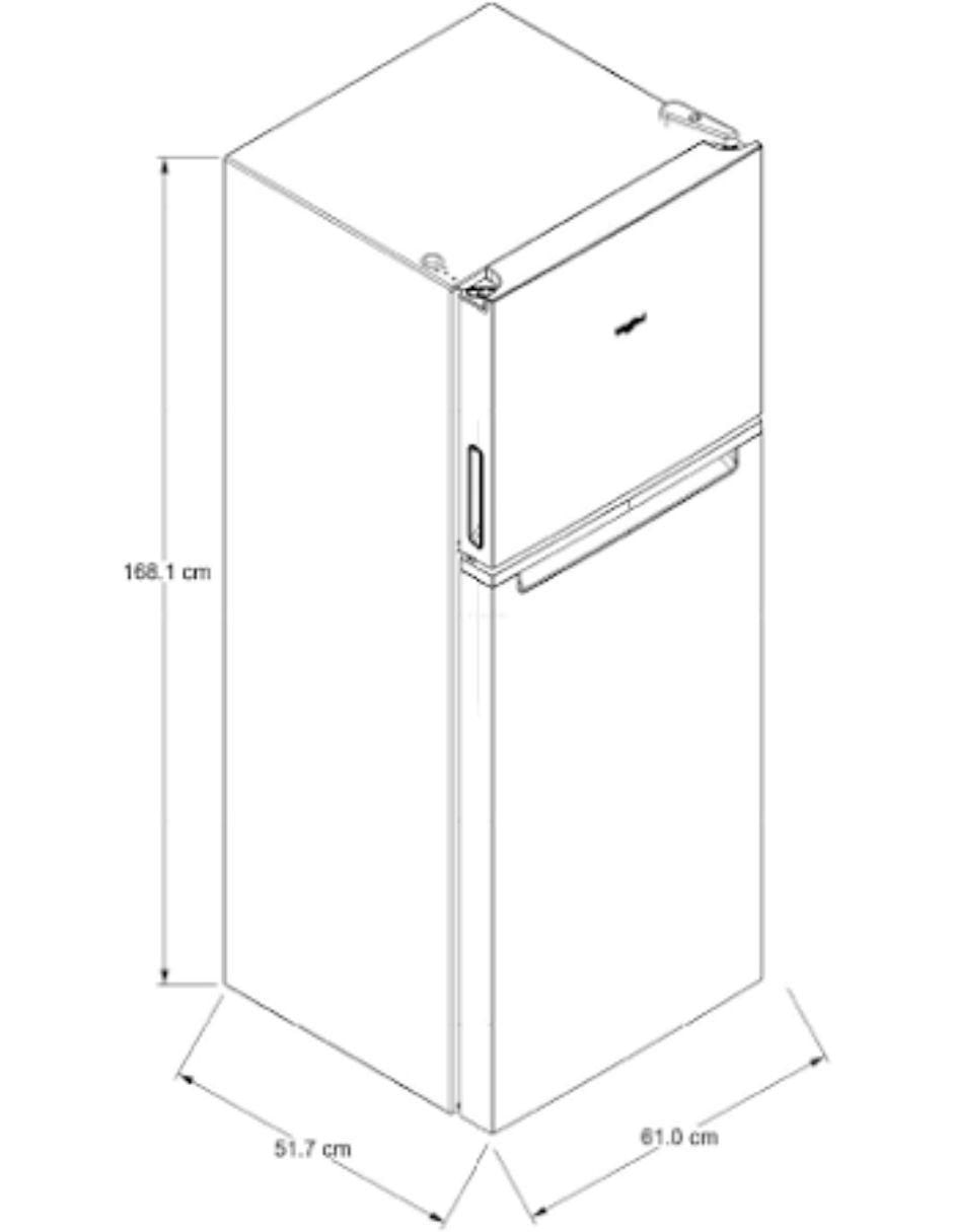 Refrigerador unipuerta 11 pies cúbicos WT-1130M 11P 4