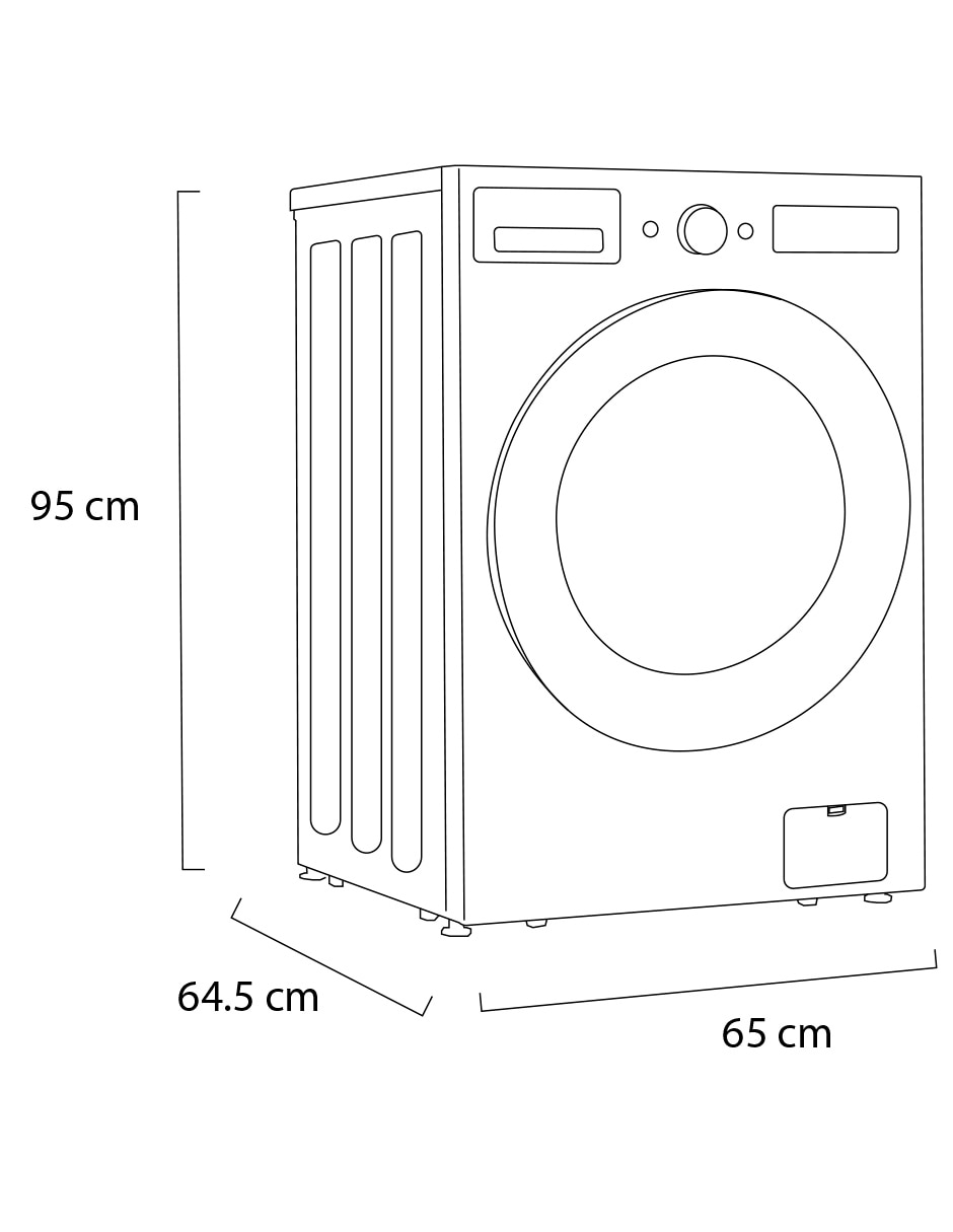 Lavadora 16 kg automática carga frontal wm16ewnts6p 12
