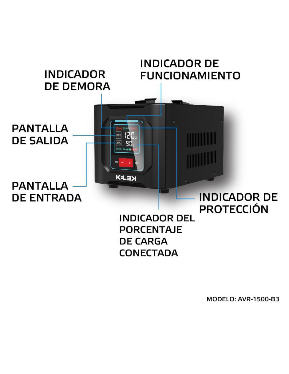 Regulador de voltaje AVR-1500-B3 8