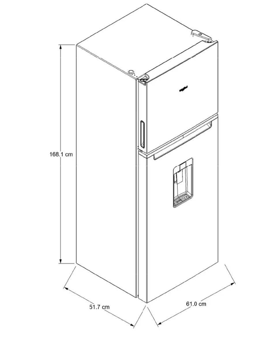 Refrigerador unipuerta 12 pies cúbicos WT-1143K 3