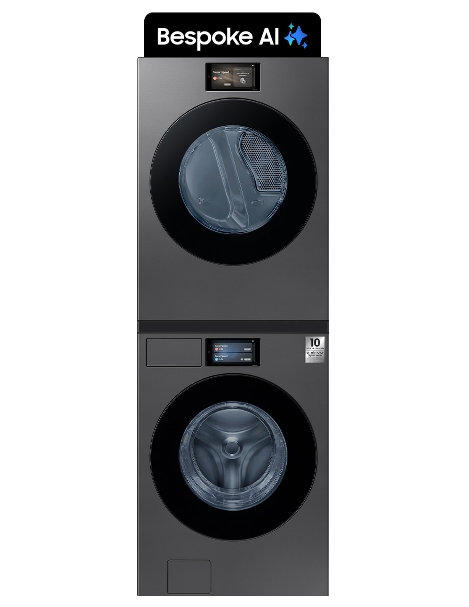 Combo lavadora + secadora gas natural/LP 26 kg F-WD90F26AUDSP 2