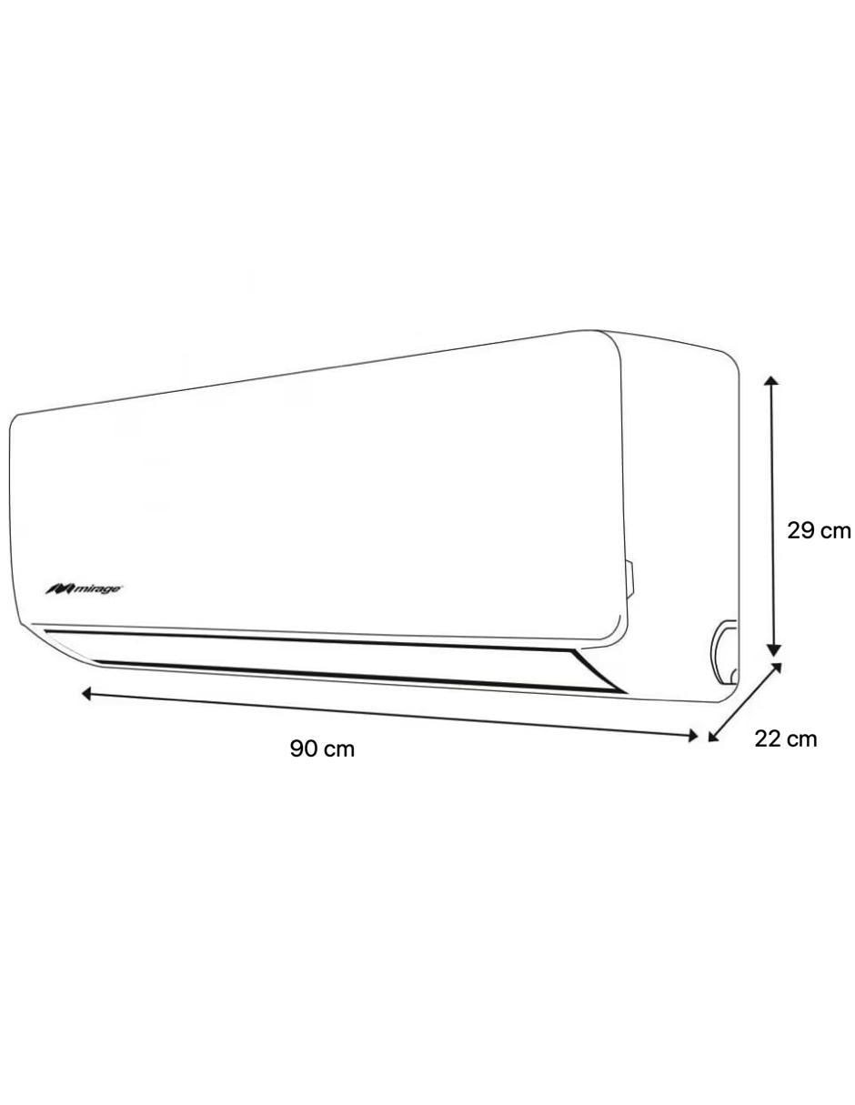 Aire acondicionado mini split frío 18000 BTU setchf181t 4