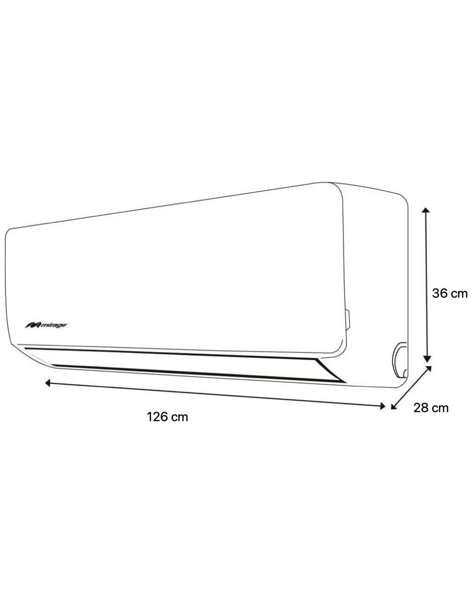 Aire acondicionado mini split inverter frío y calor 36000 btu setcmc361v 4