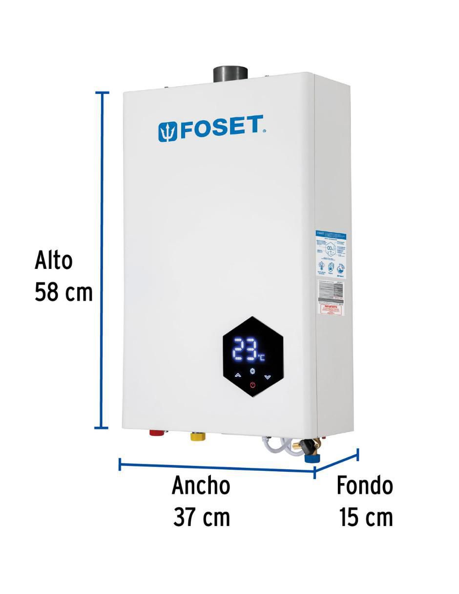 Calentador instantáneo Modulante 2 servicios 14 L gas LP 3