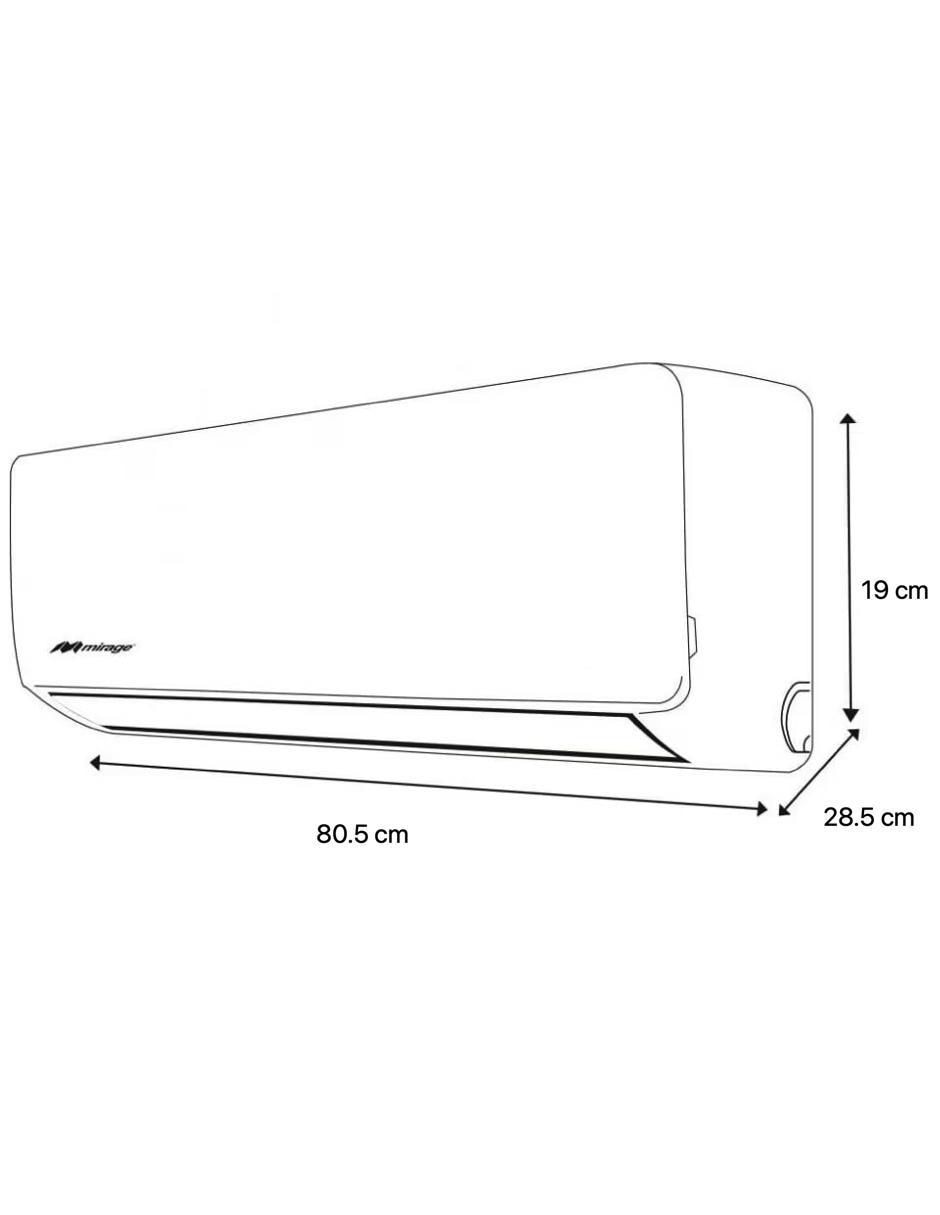 Aire acondicionado mini split inverter frío 12000 BTU setcmf120j 4