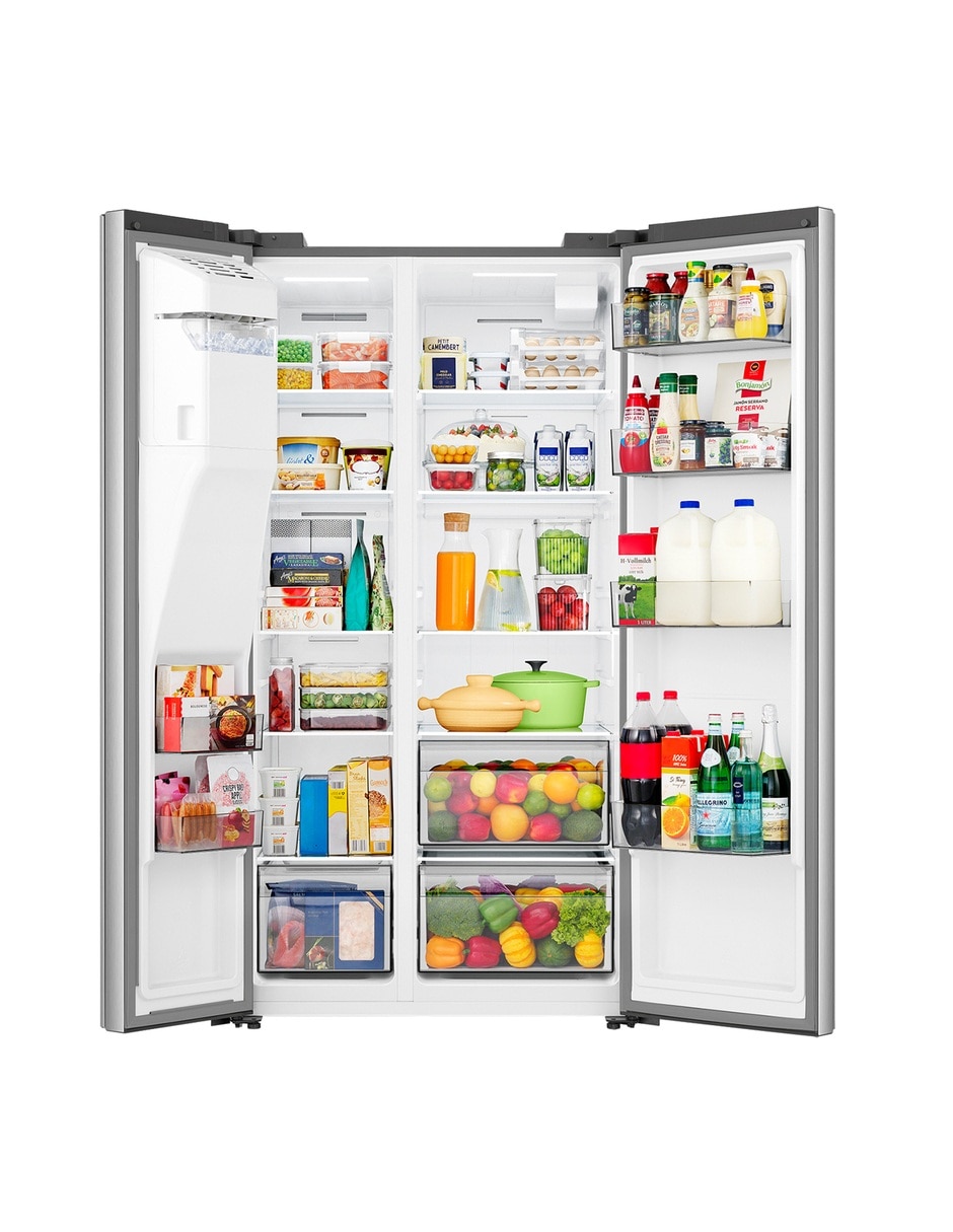Refrigerador dúplex 30 pies cúbicos no frost invert y fábrica de hielo rs30n6icx