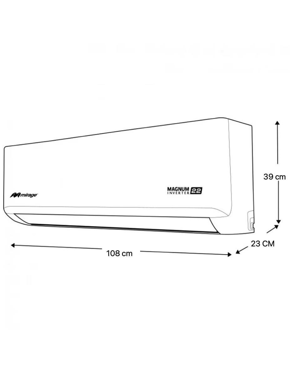 Aire acondicionado mini split inverter frío 24000 BTU SETCMF261V 4
