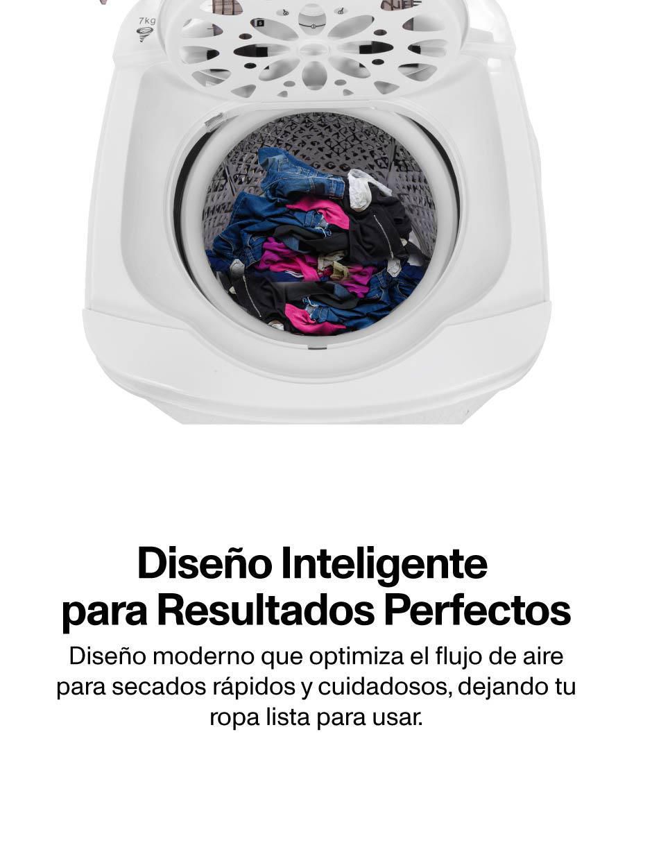 Secadora electrónica de 7 kg con 5 ciclos sydney 3