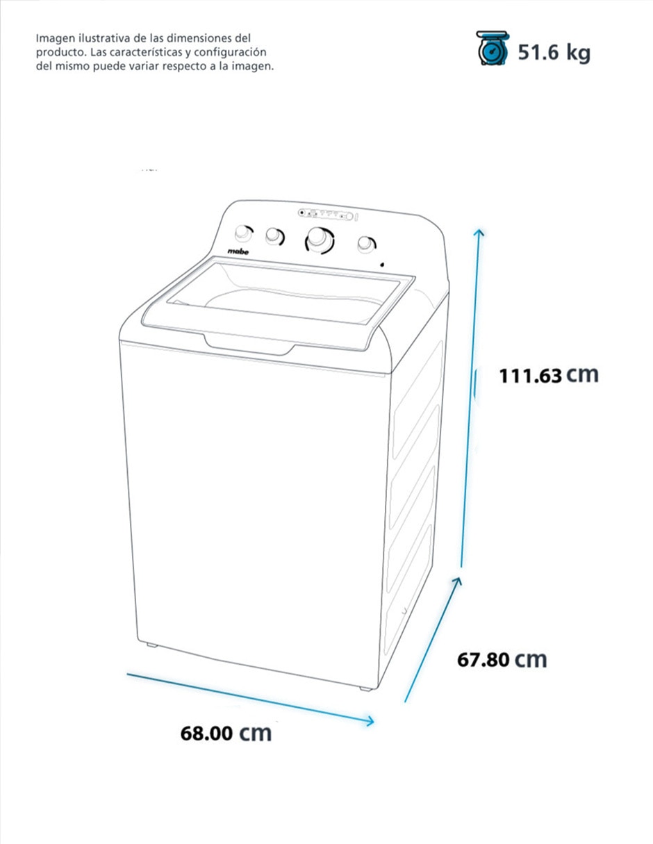Lavadora 19 kg automática carga superior lma79114vbak0 12