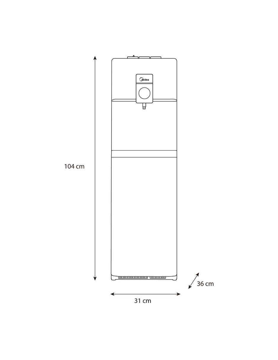 Dispensador de agua manual 10