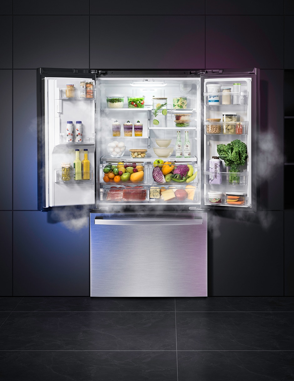 Refrigerador french door 21 pies cúbicos tecnología no frost PYN21JYWCFS 27