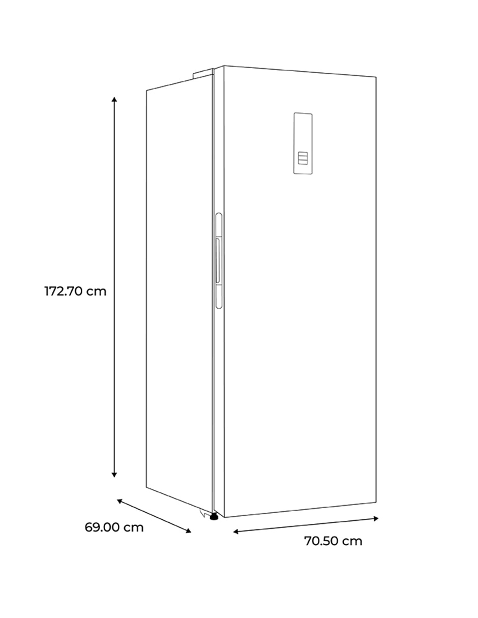 Refrigerador dúplex 16 pies cúbicos con tecnología inverter, no frost y fábrica de hielo GEMH500PDRSS0 19