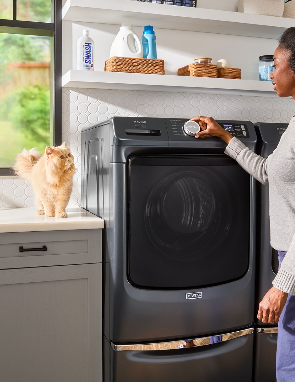 Lavadora maytag pets 23 kg automática carga frontal cp_7mmfw7020rf 9