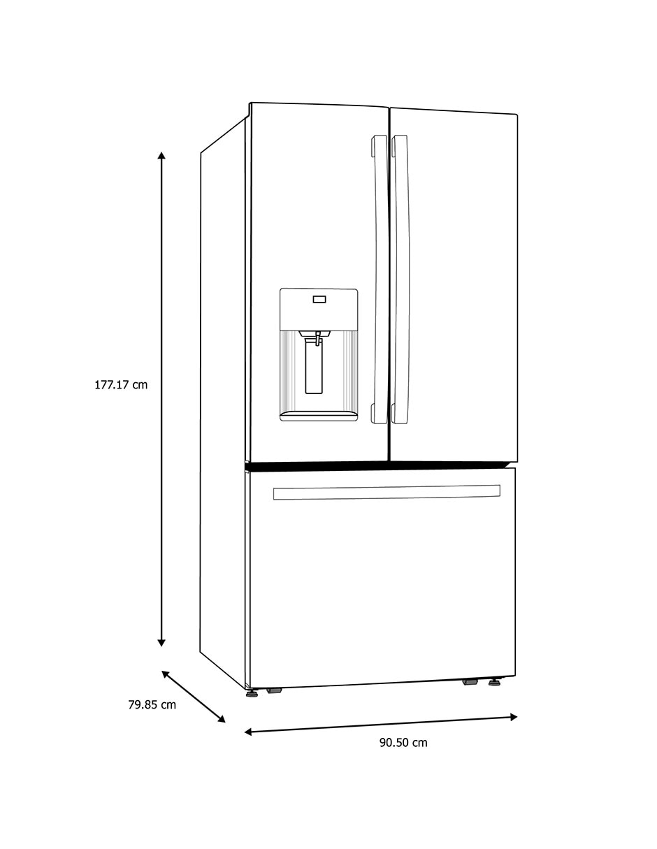 Refrigerador bottom mount 21 pies cúbicos tecnología no frost y fábrica de hielos PYN21JBWCKB 14
