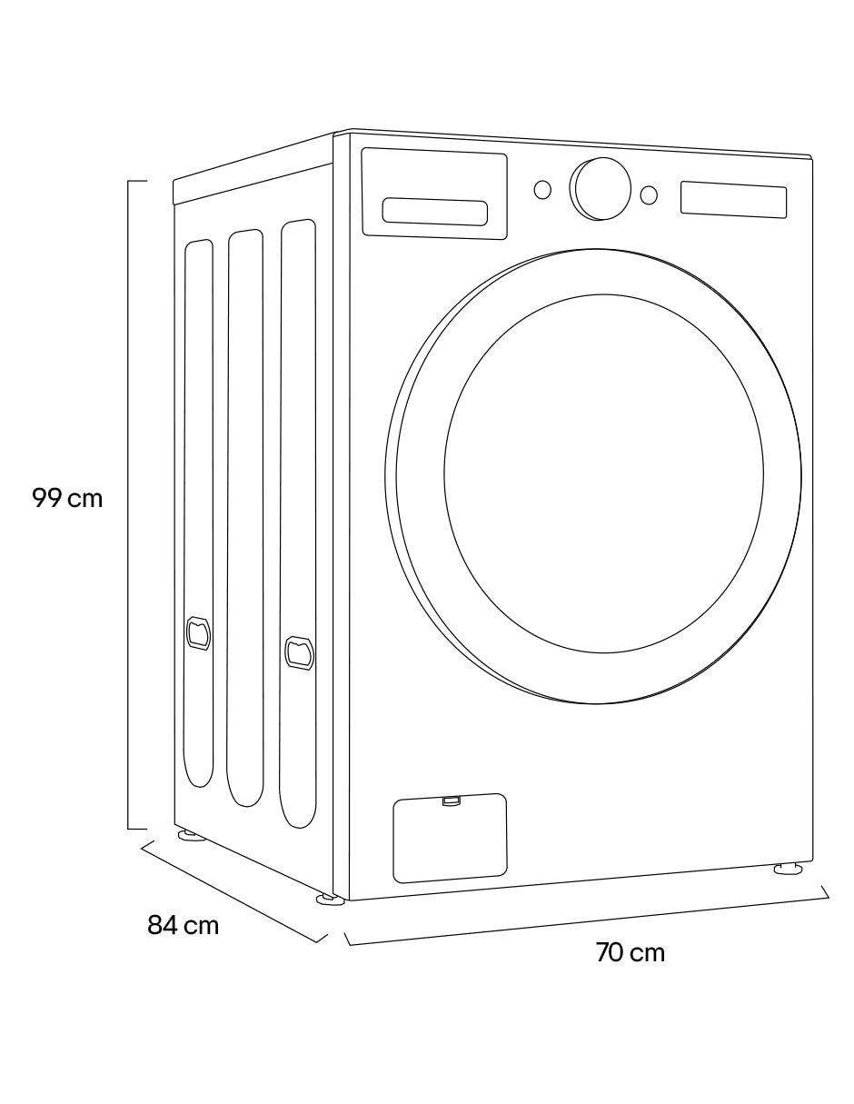 Lavadora ai 25 kg automática carga frontal wm25vfxs 11