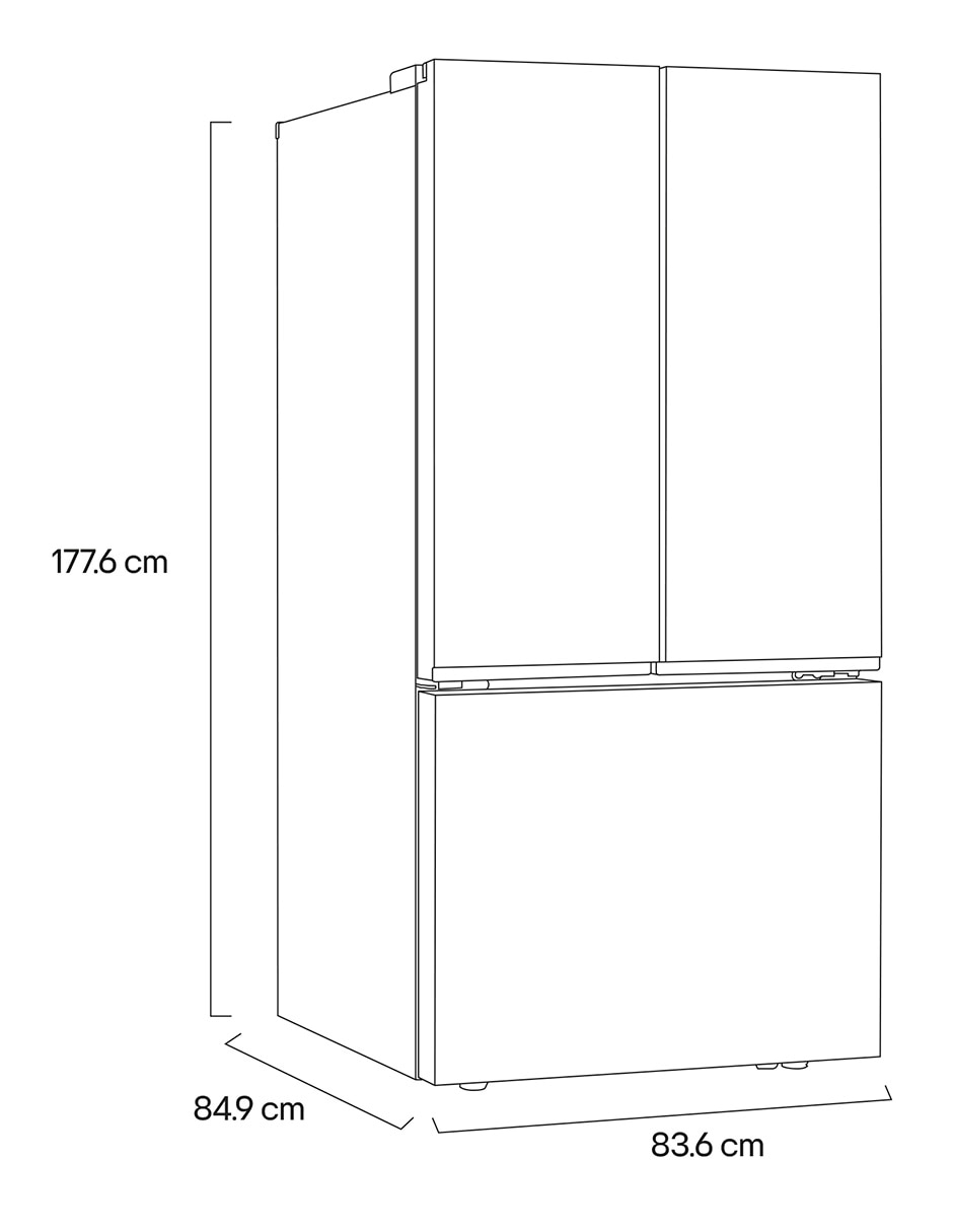 Refrigerador french door 25 pies cúbicos GM65FPP 10