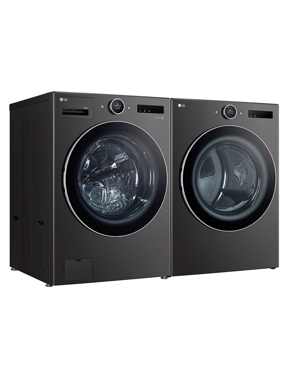 Combo lavadora + secadora eléctrico 25 kg WM25BFXS.DF22BFXS6B 2