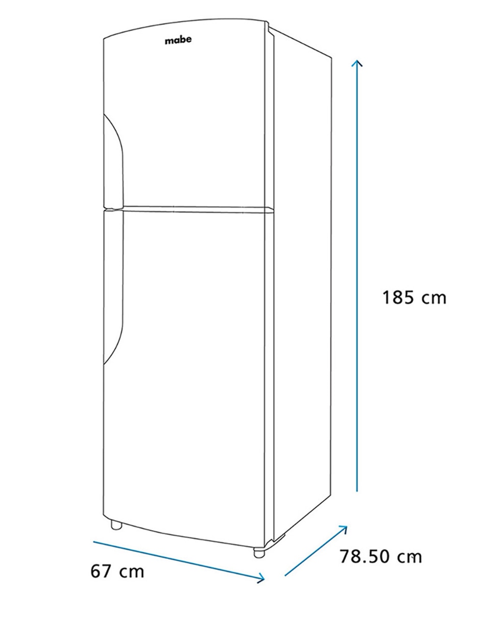 Refrigerador top mount 15 pies cúbicos no frost RMS400IVMRP0 19