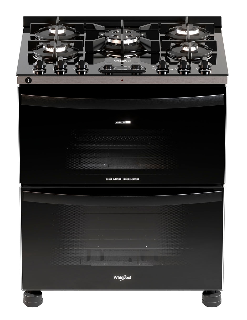Estufa de piso a gas lp 77.6 cm WFD5LABNUW de 5 quemadores Estufa de piso a gas lp 77.6 cm WFD5LABNUW de 5 quemadores