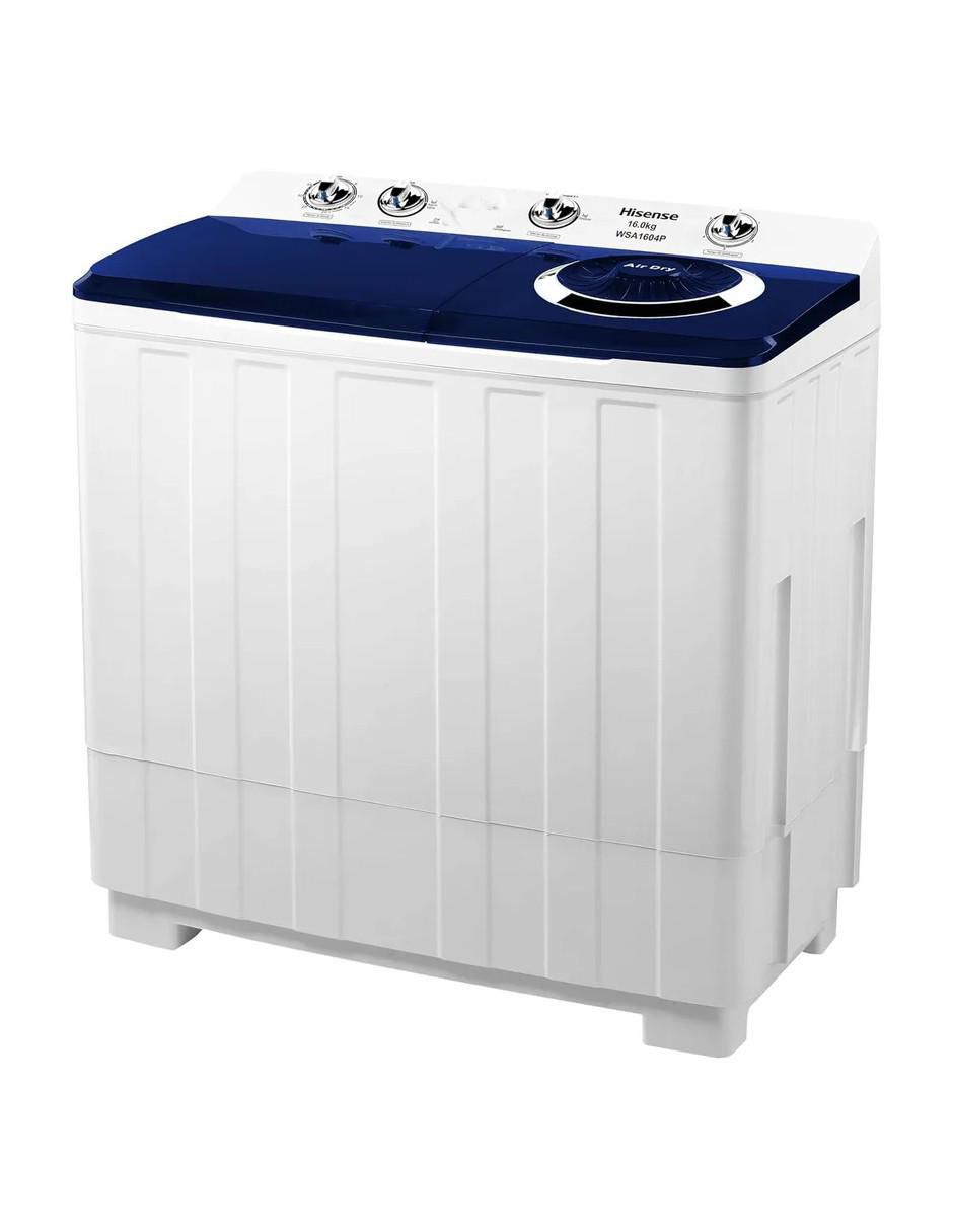 Lavadora doble tina 16 kg semiautomática carga superior wsa1604p