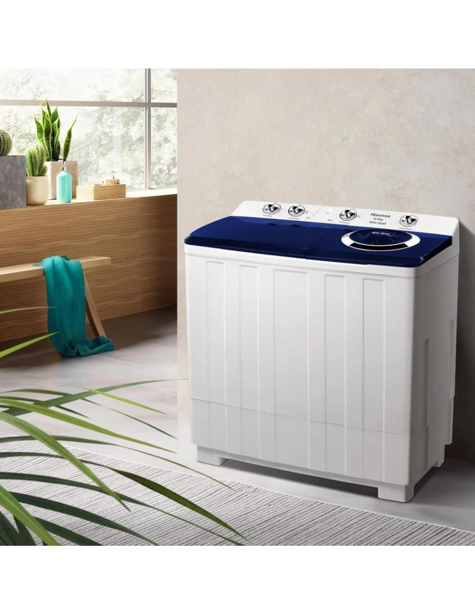 Lavadora doble tina 16 kg semiautomática carga superior wsa1604p 4