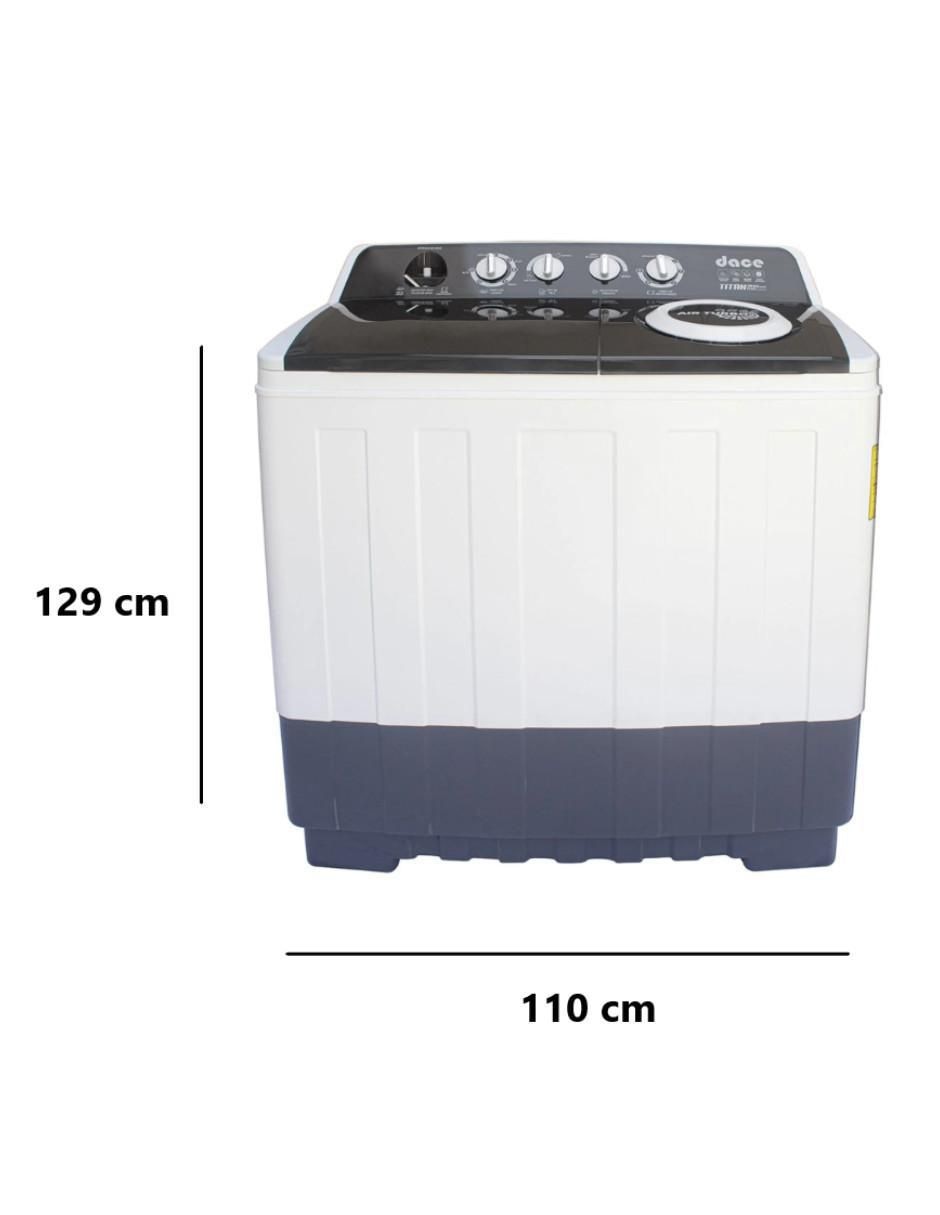 Lavadora doble tina 28 kg semiautomática carga superior ls28131ppbg 6