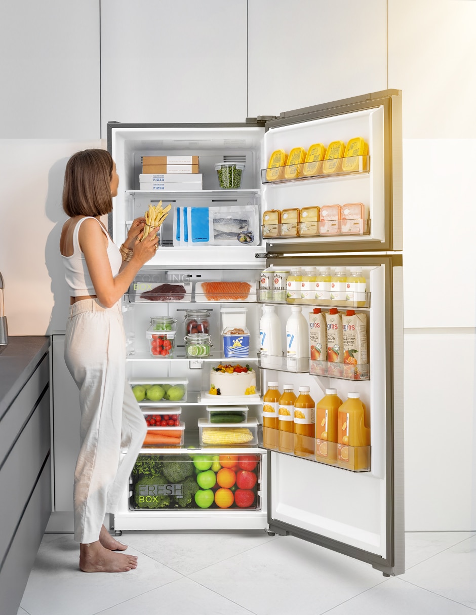 Refrigerador Top Mount 15 pies cúbicos no frost fábrica de hielos  MDRT580MTM46D 4