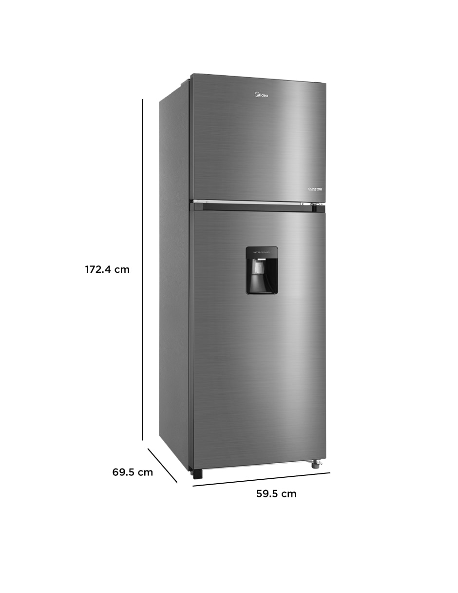 Refrigerador top mount 12 pies cúbicos inverter y no frost y fábrica de hielo MDRT489MTM46WD 8