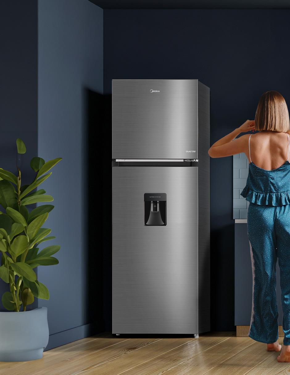 Refrigerador top mount 10 pies cúbicos no frost y fábrica de hielos MDT385MTM46WD 4