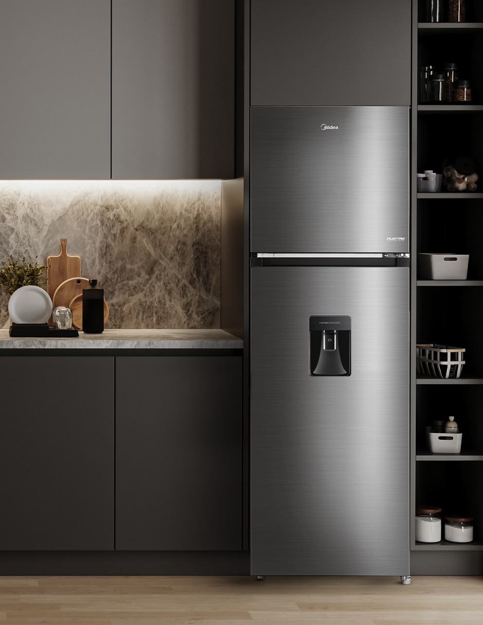 Refrigerador top mount 10 pies cúbicos no frost y fábrica de hielos MDT385MTM46WD 6