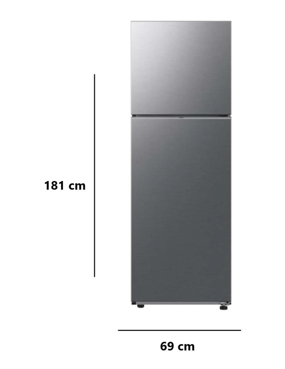 Refrigerador top mount 11 pies cúbicos inverter y no frost RT31DG5124S9 8