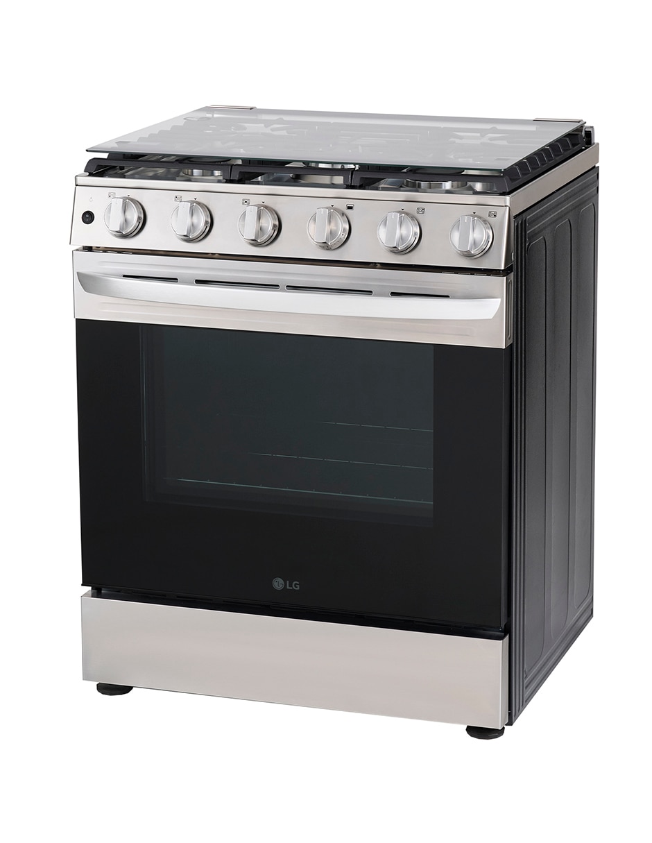 Estufa empotrable a gas LP 75.8 cm LGRL5840S de 5 quemadores 2