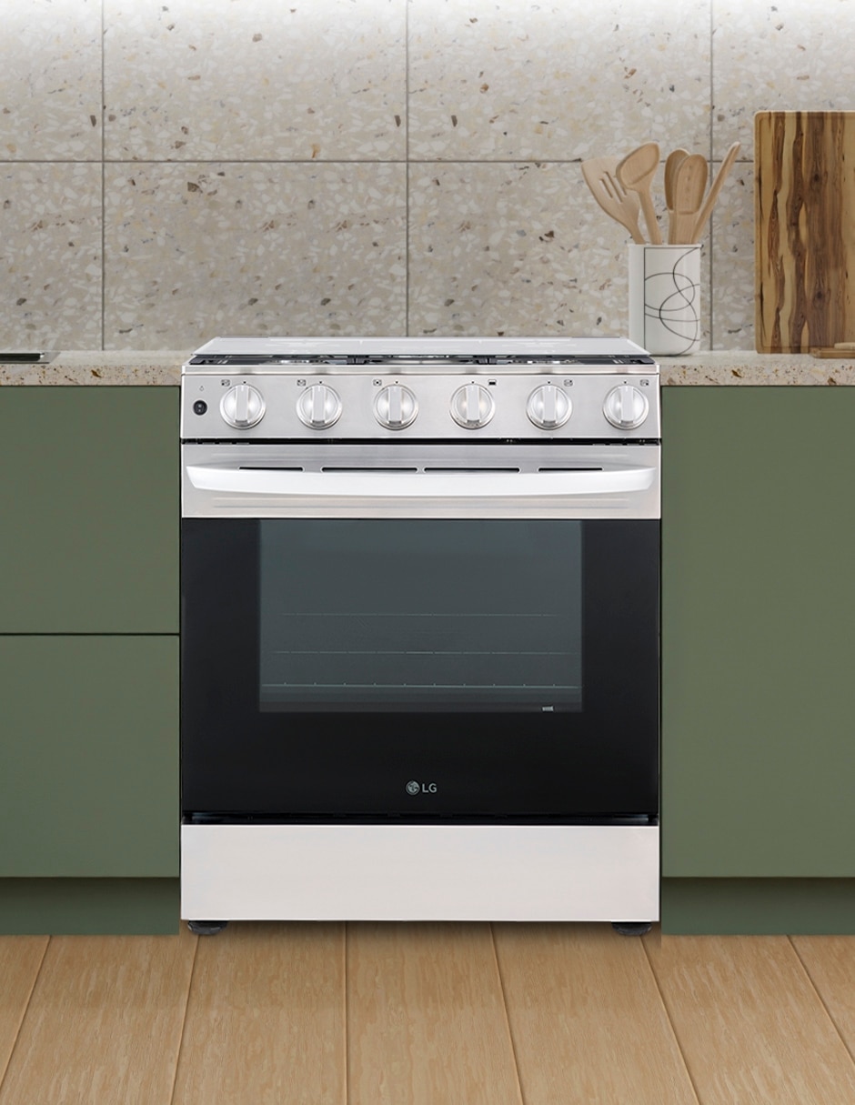 Estufa empotrable a gas LP 75.8 cm LGRL5840S de 5 quemadores 9