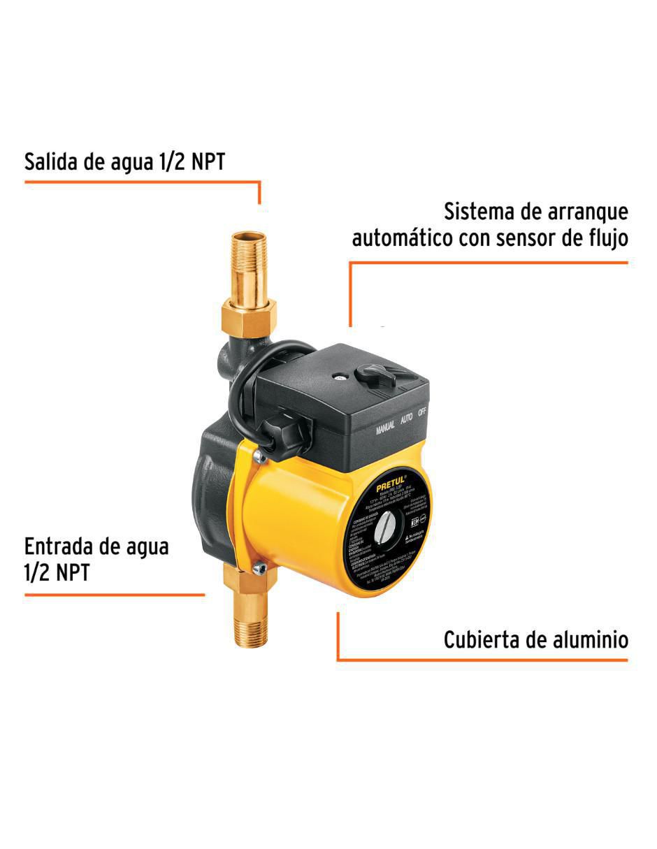 Bomba de agua presurizada 1/6 HP 2