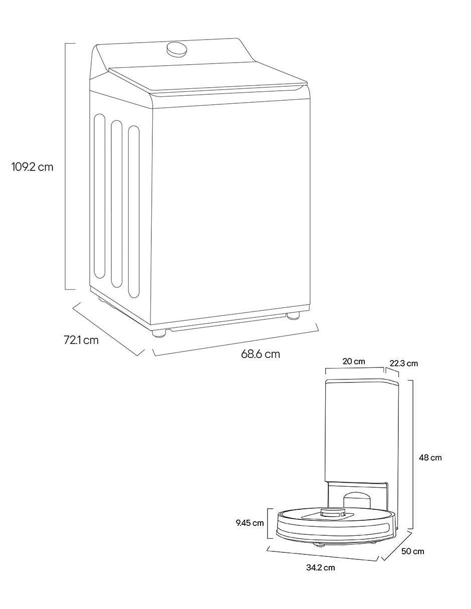 Lavadora 28 kg automática carga superior wt28egtx6+r5ult 11
