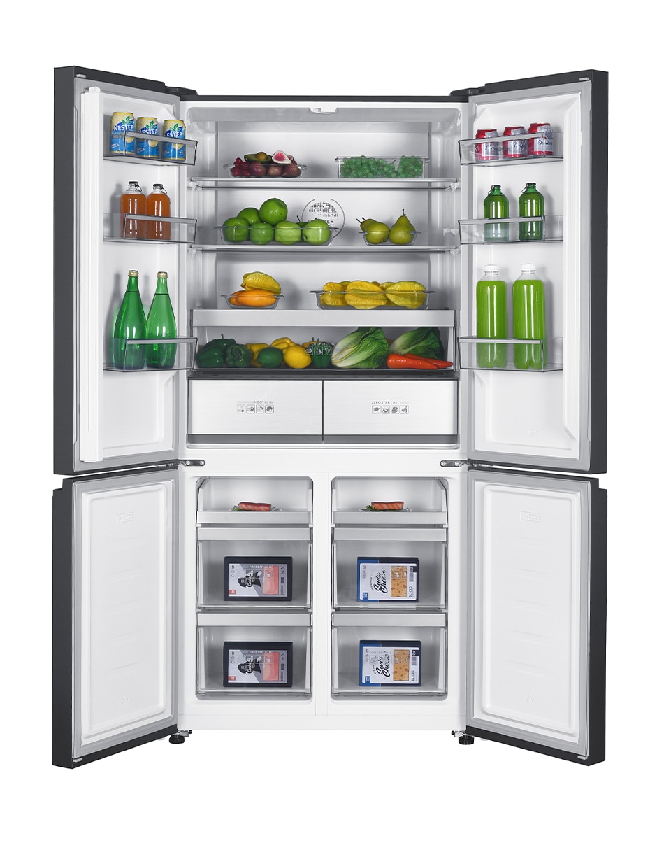 Combo refrigerador + frigobar french door Libre instalacion 19 pies cúbicos inverter y no frost RMF77960GBKMX 5